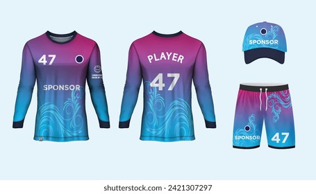 Jersey design sublimation t shirt Premium geometric pattern Incredible Vector collection for Soccer