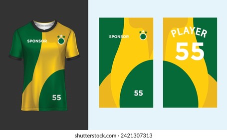 Jersey design sublimation t shirt Premium geometric pattern Incredible Vector collection for Soccer
