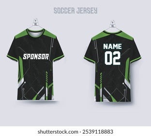 Jersey design sublimation t shirt Premium geometric pattern Incredible Vector collection for Soccer football racing cycling gaming motocross sports