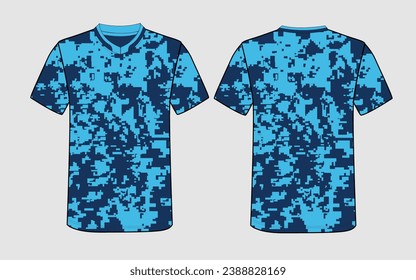 Jersey design for team and player vector editable