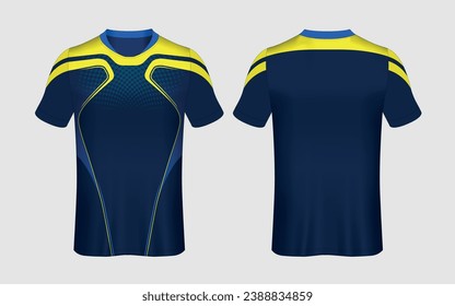 Jersey design for team and player vector editable