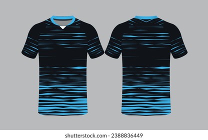 Diseño de Jersey para equipos y reproductores vectoriales editables