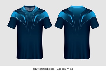 Jersey design for team and player vector editable