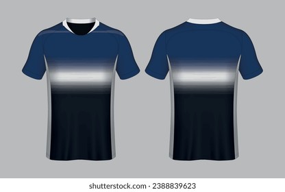 Jersey design for team and player vector editable