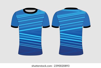 Diseño de Jersey para equipos y reproductores vectoriales editables