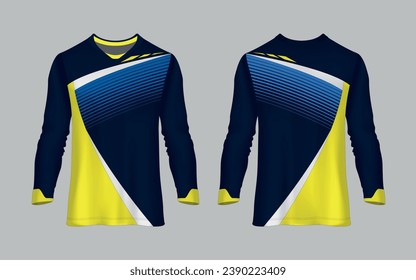 Jersey design for team and player vector editable