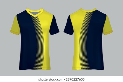 Jersey design for team and player vector editable