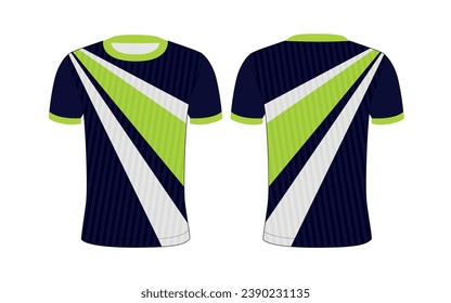 Diseño de Jersey para equipos y reproductores vectoriales editables
