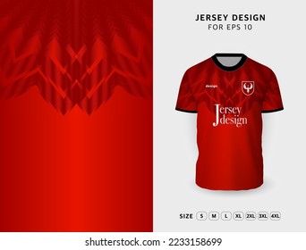 Plantilla de diseño de Jersey, simulación de fondo para camisetas deportivas, camiseta, camisetas de ejecución, juego de fútbol
