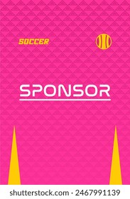 Jersey design template highquality vector 