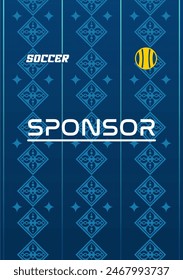 Jersey design template vector highquality