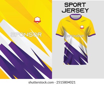 jersey design, jersey texture, sports wear, jersey design for Sublimation print yellow purple jersey