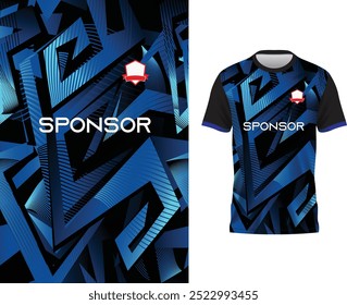 jersey design, jersey texture, sports wear, jersey design for Sublimation print blue black jersey