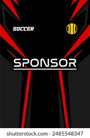 Jersey design vector for sublimation