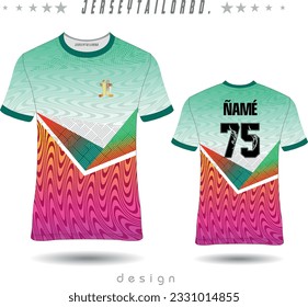 jersey design jersey vector template