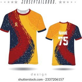 jersey design jersey vector template