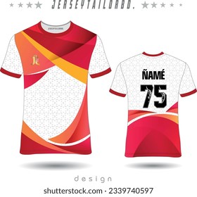 jersey design jersey vector template