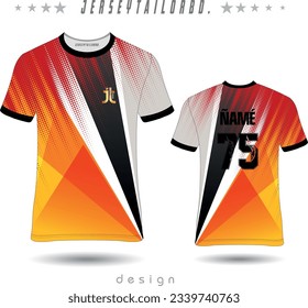 jersey design jersey vector template