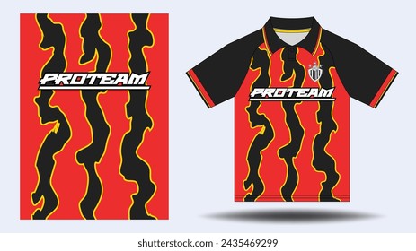 Jersey designs football mockup sublimation. Concept jersey vector design