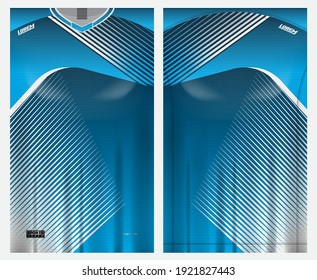 jersey fabric design can be used for sport team uniforms
front rear view mockup vector  easy to customize.