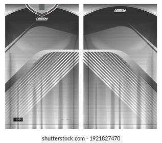 jersey fabric design can be used for sport team uniforms
front rear view mockup vector  easy to customize.