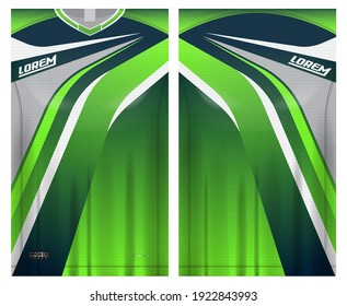 jersey fabric design can be used for sport team uniforms
front rear view mockup vector  easy to customize