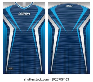 jersey fabric design can be used for sport team uniforms
front rear view mockup vector  easy to customize