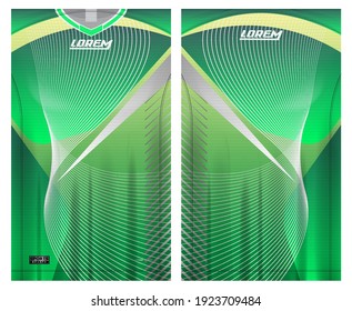 jersey fabric design can be used for sport team uniforms
front rear view mockup vector  easy to customize