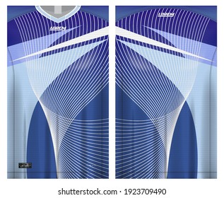 jersey fabric design can be used for sport team uniforms
front rear view mockup vector  easy to customize