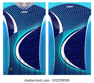 jersey fabric design can be used for sport team uniforms
front rear view mockup vector  easy to customize