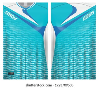 jersey fabric design can be used for sport team uniforms
front rear view mockup vector  easy to customize