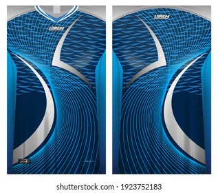 jersey fabric design can be used for sport team uniforms
front rear view mockup vector  easy to customize