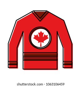 jersey with flag canadian