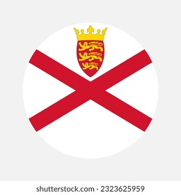 Jersey flag simple illustration for independence day or election