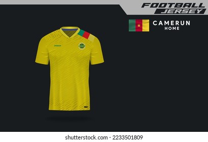 Jersey Football Camerun away design