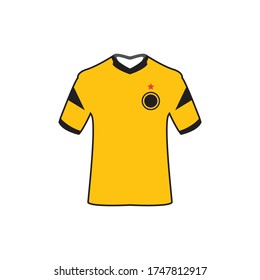 Jersey graphic design template vector isolated