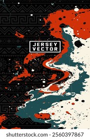 jersey grunge design for full sublimation 