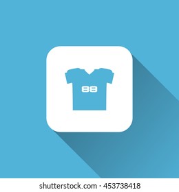 jersey icon. flat design