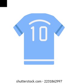 Jersey icon flat style vector