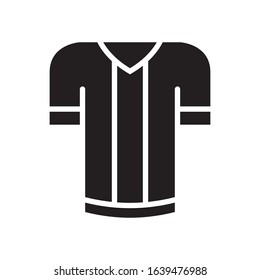 Jersey icon in trendy flat style design. Vector graphic illustration. Suitable for website design, logo, app, and ui EPS 10.