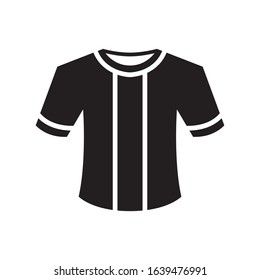 Jersey icon in trendy flat style design. Vector graphic illustration. Suitable for website design, logo, app, and ui EPS 10.