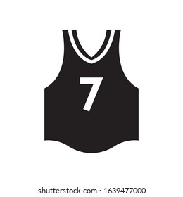 Jersey icon in trendy flat style design. Vector graphic illustration. Suitable for website design, logo, app, and ui EPS 10.