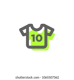 jersey icon vector download