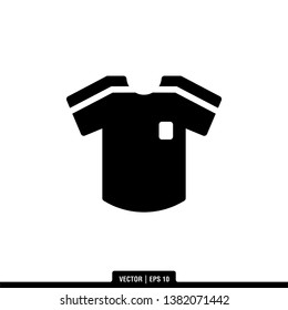 Jersey Icon Vector Illustration Logo Template
