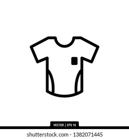 Jersey Icon Vector Illustration Logo Template
