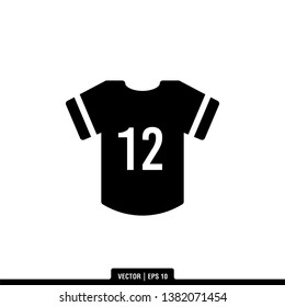 Jersey Icon Vector Illustration Logo Template
