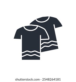 jersey icon. vector.Editable stroke.linear style sign for use web design,logo.Symbol illustration.