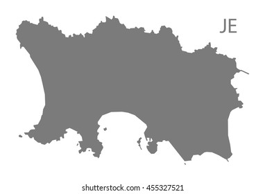 Jersey Map grey