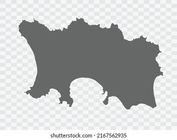 Jersey Map grey Color on Background png