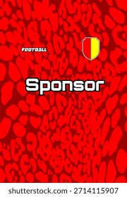 jersey mock up padrão pronto para imprimir para atividade uniforme esportiva